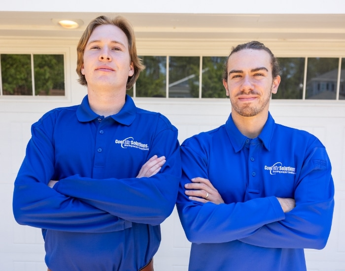 Arms Crossed Cool Air Solutions Employees